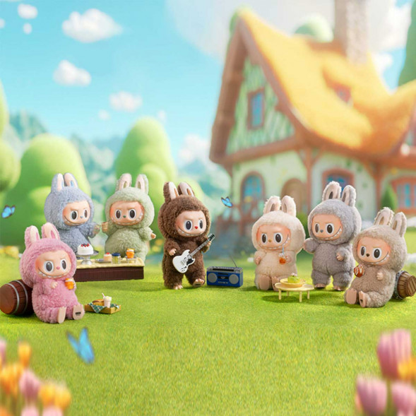 Коллекционная фигурка Labubu The Monsters Exciting Macaron (Pop Mart)