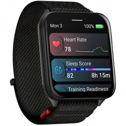 Умные часы Garmin Venu X1 Black с чёрным нейлоновым ремешком ComfortFit 010-02980-02