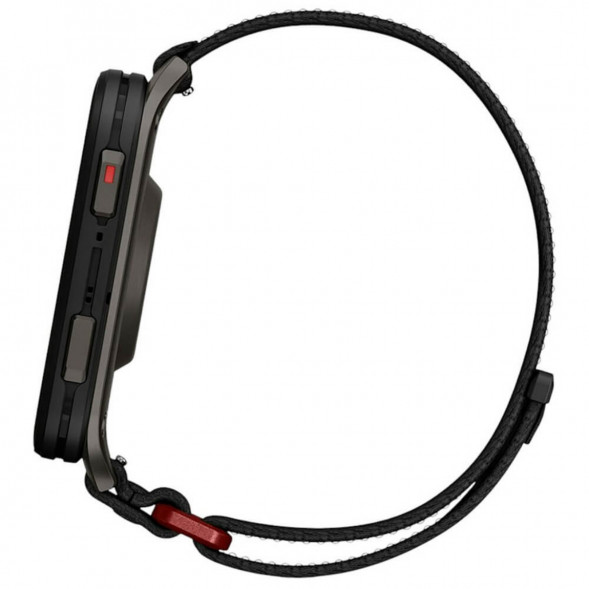 Умные часы Garmin Venu X1 Black с чёрным нейлоновым ремешком ComfortFit 010-02980-02