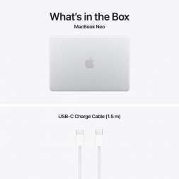 Ноутбук Apple MacBook Neo MHFG4 (A18 Pro 5-Core GPU, 8/512GB), Серебристый/Silver