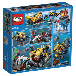 Конструктор LEGO City Deep Sea Explorers 60092 Глубоководная подводная лодка