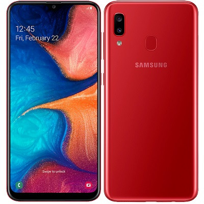 Смартфон Samsung Galaxy A20 32GB красный - купить в Санкт