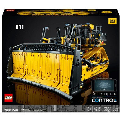 Конструктор LEGO Technic 42131 Бульдозер Cat D11 на пульте управления