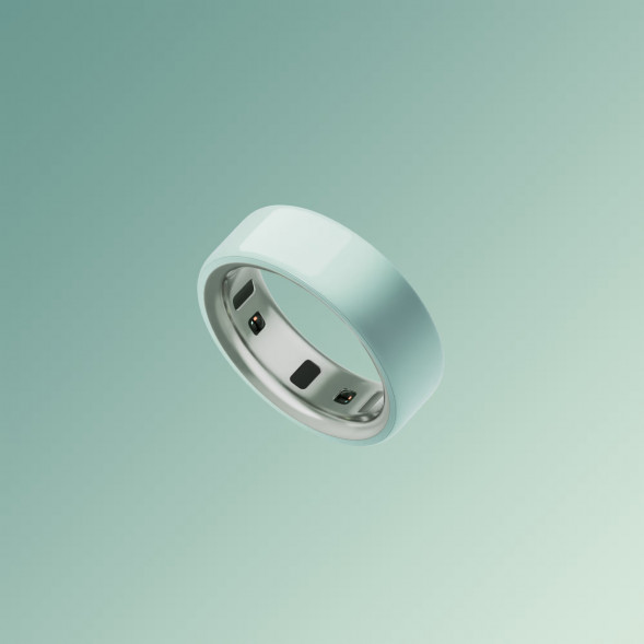 Умное кольцо Oura Ring 4 Ceramic (размер 8), Морской прилив/Tide в Рязани
