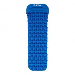 Надувной коврик туристический Naturehike FC-12, синий