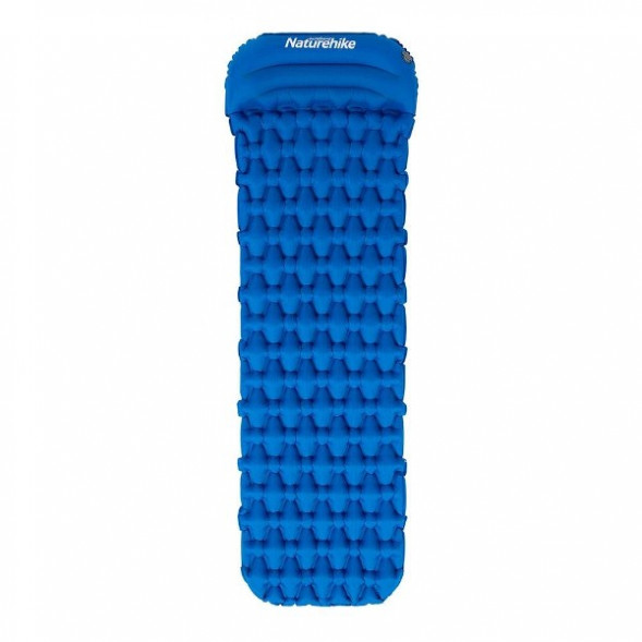 Надувной коврик туристический Naturehike FC-12, синий