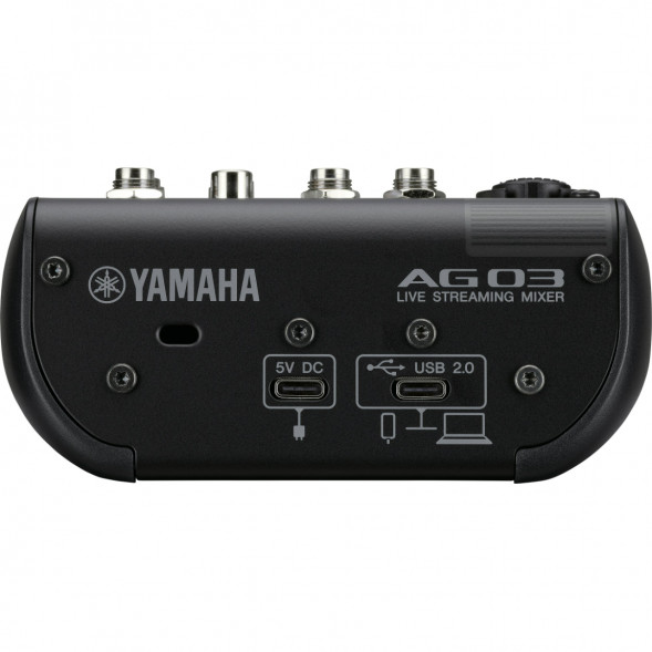 Микшер для стриминга Yamaha AG03MK2 LSPK Live Stream Black с аксессуарами в Иваново