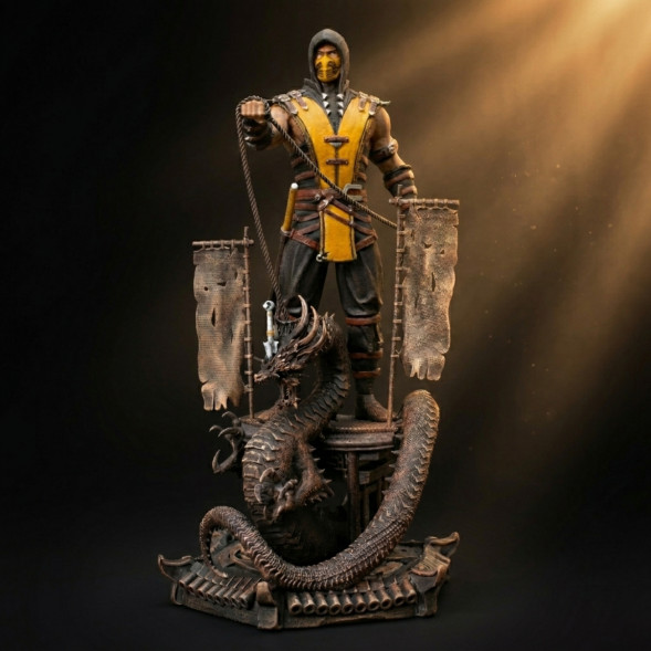 3D фигурка Скорпион Mortal Kombat в Москве