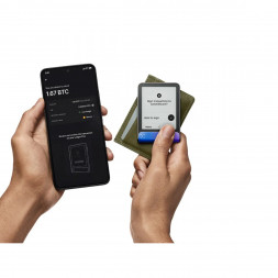 Аппаратный криптокошелек Ledger Flex+Recovery Key, Neptune Blue
