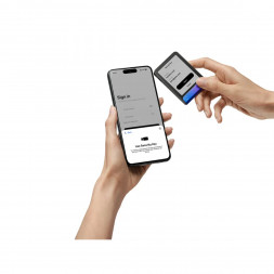 Аппаратный криптокошелек Ledger Flex+Recovery Key, Neptune Blue