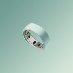 Умное кольцо Oura Ring 4 Ceramic (размер 9), Морской прилив/Tide