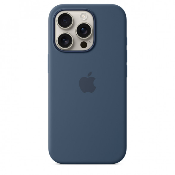 Чехол Apple iPhone 16 Pro Silicone Case with MagSafe, Denim (MYYK3ZM/A)
