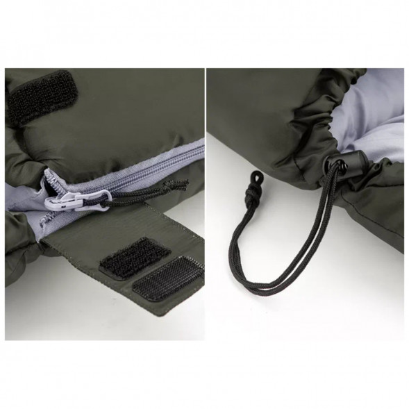 Спальный мешок NH20MSD07-U350S (Правый), темно-зеленый в Омск