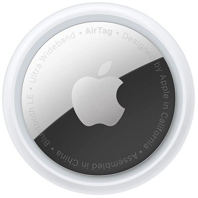 Трекер Apple AirTag белый/серебристый 1 шт.