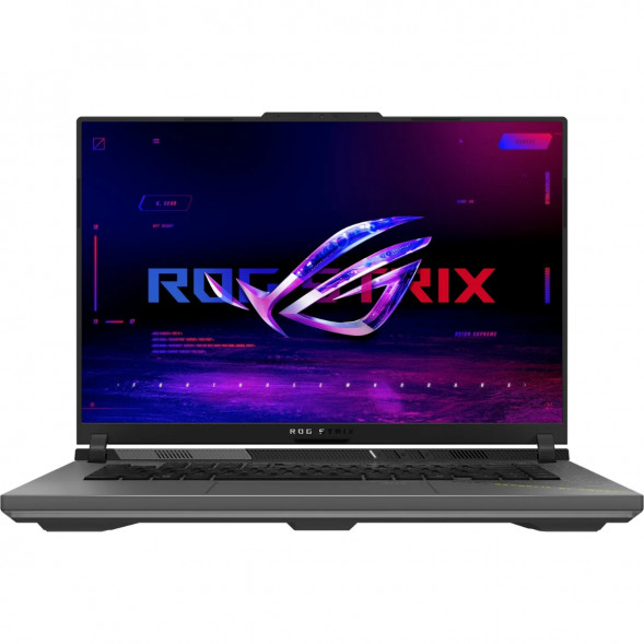 Ноутбук ASUS ROG Strix G16 G614FM-WS94 (16&amp;quot;, IPS, AMD Ryzen 9 9955HX 2.5ГГц, 16 ядер, 16ГБ DDR5, 1ТБ SSD, NVIDIA GeForce RTX 5060 8 ГБ, Windows 11 Home), серый
