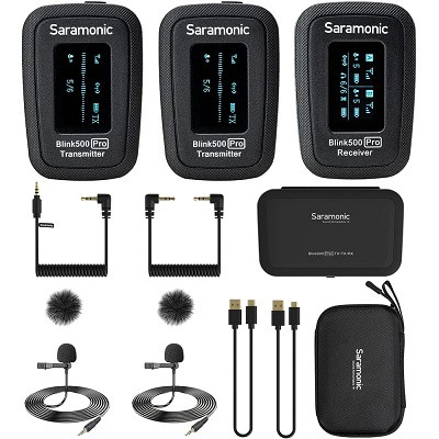 Радиосистема Saramonic Blink500 Pro B2, разъем: mini jack 3.5 mm, черный