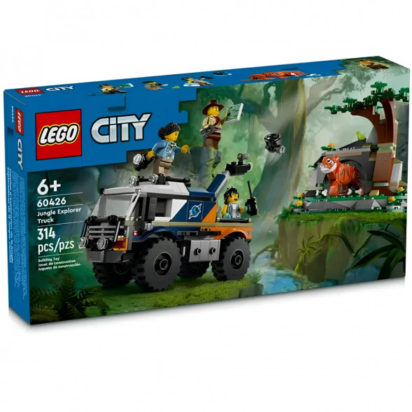 Конструктор LEGO City 60426 Внедорожный грузовик Исследователь джунглей