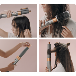 Стайлер Dyson Airwrap Complete Long Volumise HS05, Strawberry Bronze/Blush Pink (581840-01)