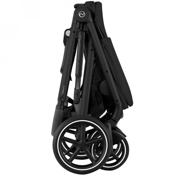 Детская коляска Cybex Gazelle S BLK Moon Black с корзиной и дождевиком