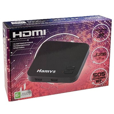 Игровая приставка &amp;quot;Hamy 5 HDMI&amp;quot; (505-in-1) Black