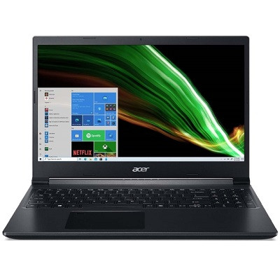 Ноутбук Acer Aspire 7 A715-42G-R4QV (AMD Ryzen 5 5500U 2100MHz/15.6&amp;quot;/1920x1080/8GB/512GB SSD/NVIDIA GeForce GTX 1650 4GB/Windows 10 Home) NH.QBFER.005, черный
