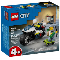 Конструктор LEGO City 60455 Полицейская погоня на мотоцикле