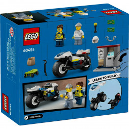 Конструктор LEGO City 60455 Полицейская погоня на мотоцикле