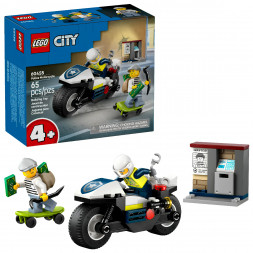 Конструктор LEGO City 60455 Полицейская погоня на мотоцикле