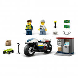 Конструктор LEGO City 60455 Полицейская погоня на мотоцикле