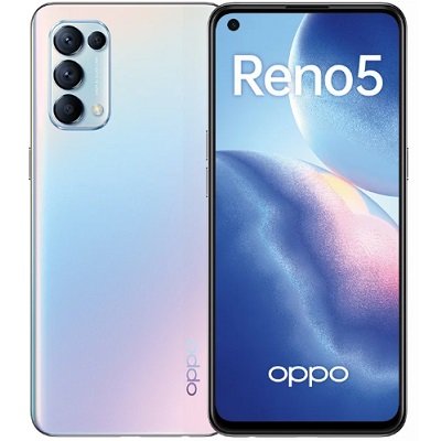 Смартфон OPPO Reno 5 4G 8/128 ГБ, серебристый