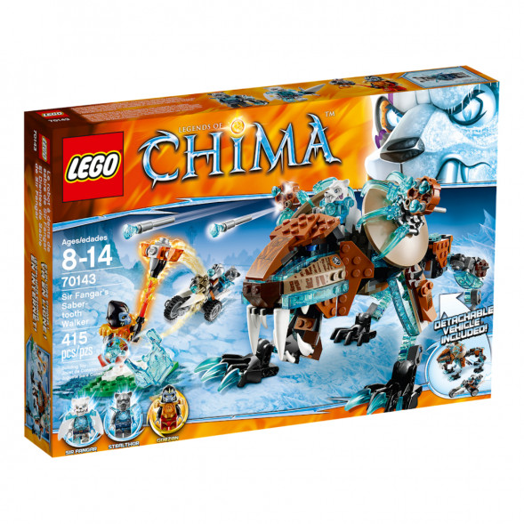 Конструктор LEGO Legends of Chima 70143 Саблезубый шагающий робот Сэра Фангара