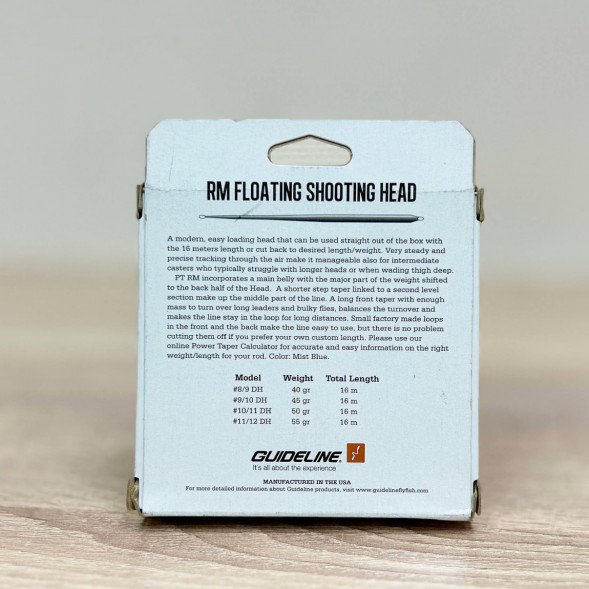 Рыболовная леска Guideline Power Taper RM Float #9/10, 16m, 45gm, Mist Blue в Ростове-на-Дону