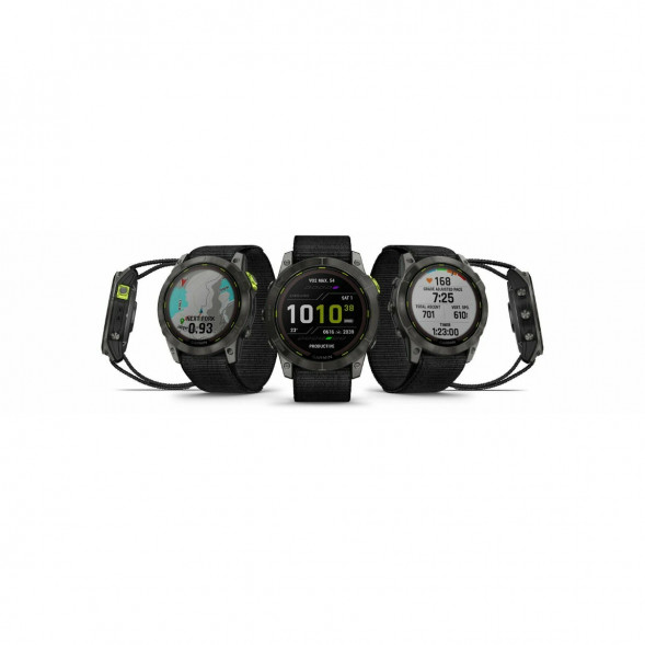 Умные часы Garmin Enduro 2 угольно-серый DLC титановый с нейлоновым ремешком UltraFit 010-02754-01