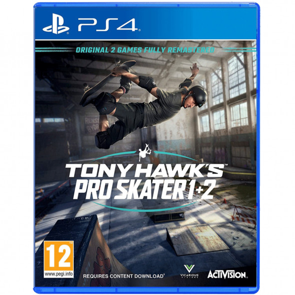 Игра Tony Hawk&amp;#039;s Pro Skater 1 + 2 [PS4, английская версия]