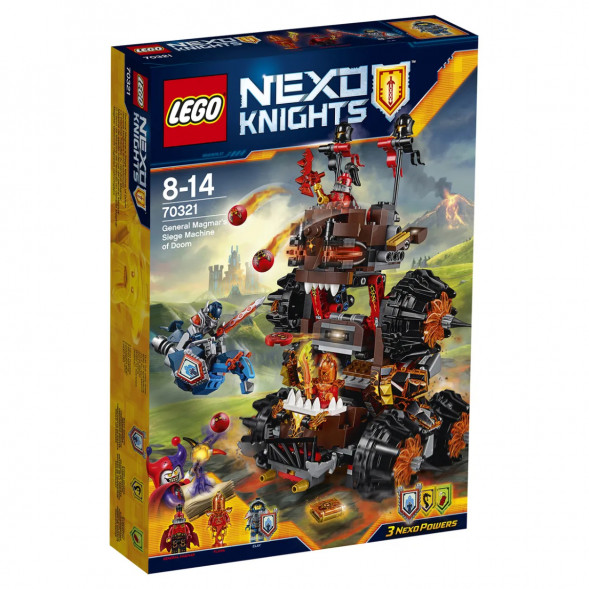 Конструктор LEGO Nexo Knights 70321 Роковое наступление Генерала Магмара