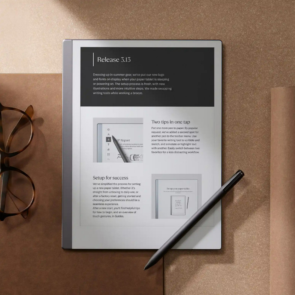 Графический планшет reMarkable 2 со стилусом Marker Plus (RM113