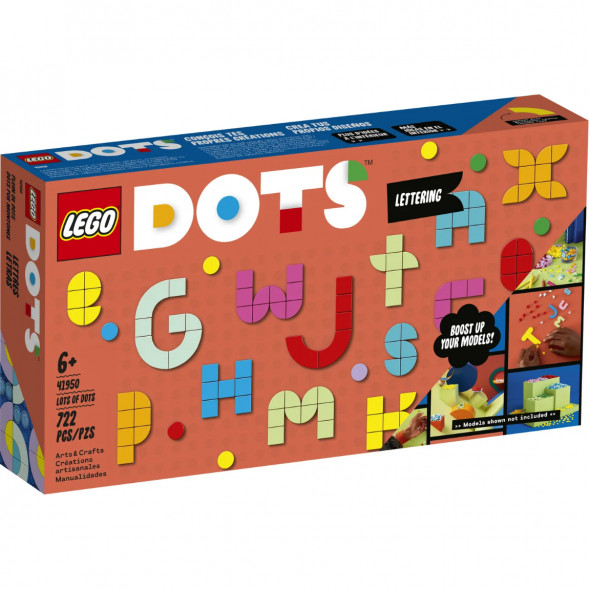 Конструктор LEGO 41950 Большой набор тайлов: буквы 