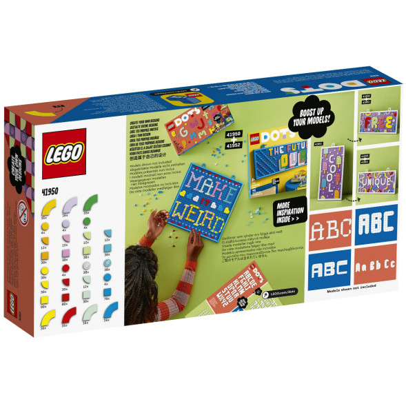 Конструктор LEGO 41950 Большой набор тайлов: буквы 