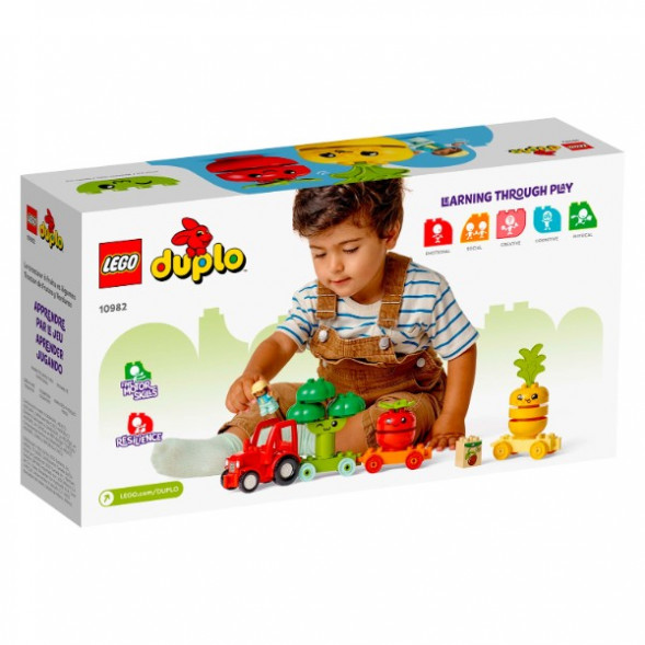 Конструктор LEGO DUPLO 10982 Трактор для перевозки овощей и фруктов в Люберцах