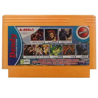 Картридж для Dendy 400 игр в 1 (A-400в1)