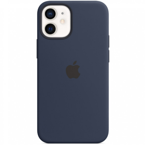 Силиконовый чехол MаgSafe для Apрle iPhone 12 mini, Deep Navy