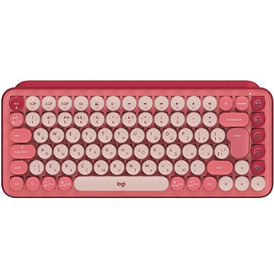 Беспроводная клавиатура Logitech POP Keys Cherry MX Brown, Heartbreaker, русская, 1 шт.