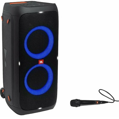 Портативная акустика JBL Partybox 310 + микрофон, 240 Вт, black