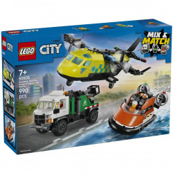 Конструктор LEGO City 60505 Самолет, сервисный грузовик и судно на воздушной подушке