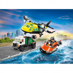 Конструктор LEGO City 60505 Самолет, сервисный грузовик и судно на воздушной подушке
