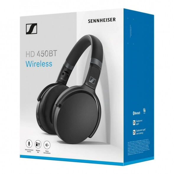 Беспроводные наушники Sennheiser HD 450BT, Black в Новокузнецке