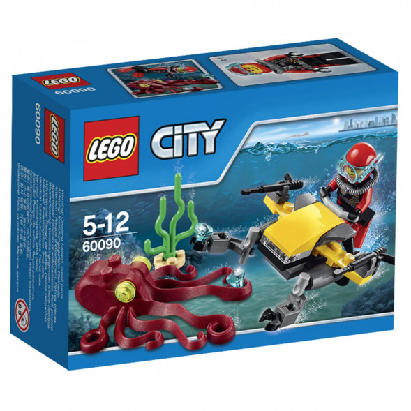 Конструктор LEGO City Deep Sea Explorers 60090 Глубоководный скутер