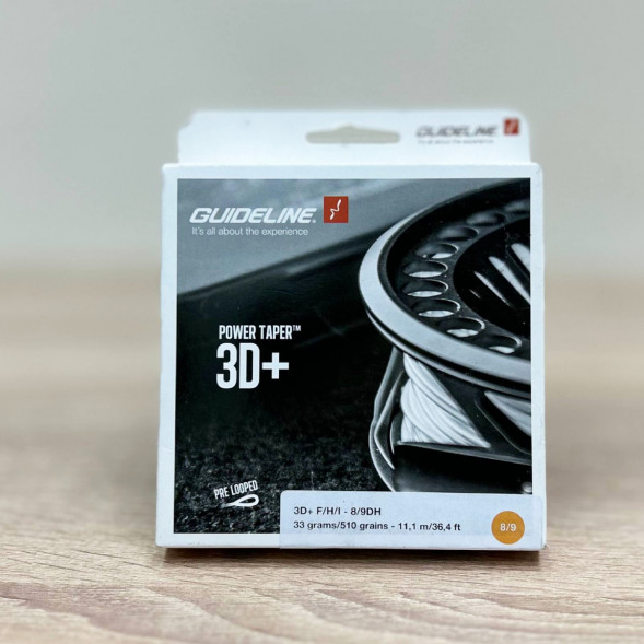 Рыболовная леска Guideline Power Taper 3D+ #37761 8/9 DH, Yellow в Ростове-на-Дону