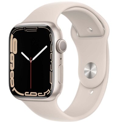 Умные часы Apple Watch Series 7 45mm Aluminium with Sport Band «сияющая звезда» MKN63RU/A