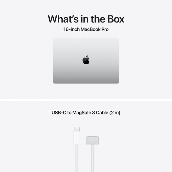 Ноутбук Apple MacBook Pro 16 2026 MGE74 (M5 Max 32-Core GPU, 36/2TB), Серебристый/Silver